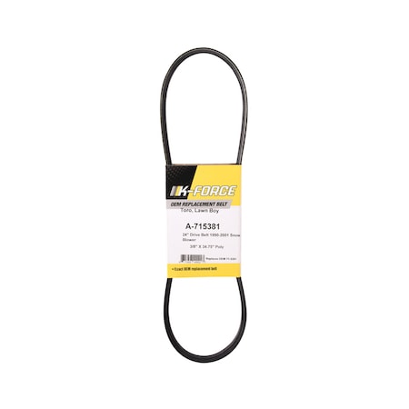 A & I Products Belt, Toro/Wheel Horse Drive 15" x4" x0.3" A-715381